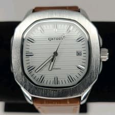 KINYUED Automatic Skeleton Mechanical Watch 30M Water Resistant Stainless Steel 