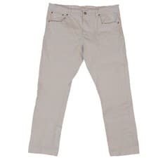 Blind Trust Men's White Straight Leg Casual Jeans Size 42x32