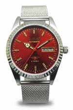 Refurbished Automatic Men’s Watch Day Date | Classic Vintage Style Steel Strap