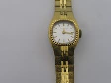 Vintage Caravelle Ladies Dress Watch w/ Band Wind Up Working