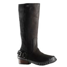 SOREL Black Western Style Leather Slim Boot SZ 6.5