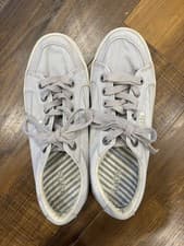 Taos Moc Star Women's Canvas Sneakers US Size 9M Gray Athletic Walking Lace Up