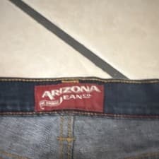 Arizona Jeans Co. Men’s Dark Wash Straight Fit Mid Rise Denim 5-Pocket