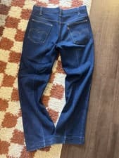 Vintage Levi's Men's 517 Bootcut Jeans Dark Wash Blue Denim 32x29 made in USA