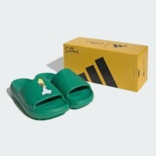 Adidas Adilette Lumia Slides “The Simpsons” Homer Green Colorway Size 11 HQ2581