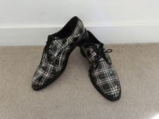 used unisex petite faux leather oxford flat