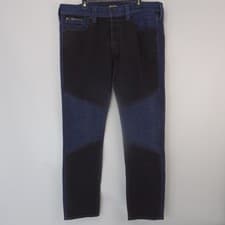 True Religion Rocco Classic Slim Jeans Two Tone Men's 40x34 Button Fly Made USA