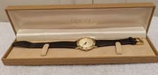 Vintage Men's Gucci 3000M 33mm Gold Dial Quartz Watch READ CAREFULLY 