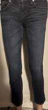 American Eagle Skinny Dark Wash Blue Stretch Low Rise Women's Jeans 5-Pocket