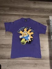 Giant Smashing Pumpkins Vintage 1990s Purple Double-Sided T-Shirt Mens XL